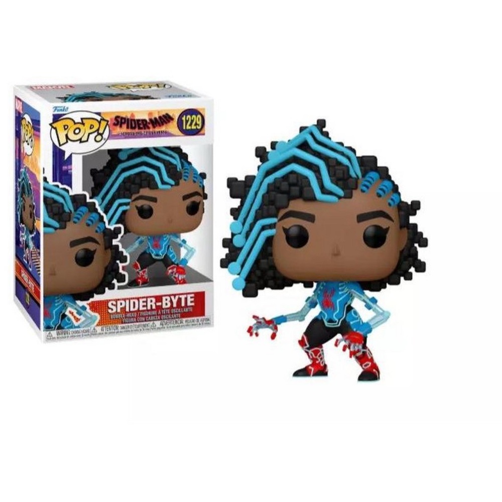 Funko Pop! Spider-Byte Action Figure - Spider-Man MARVEL #1228 Bobble Head